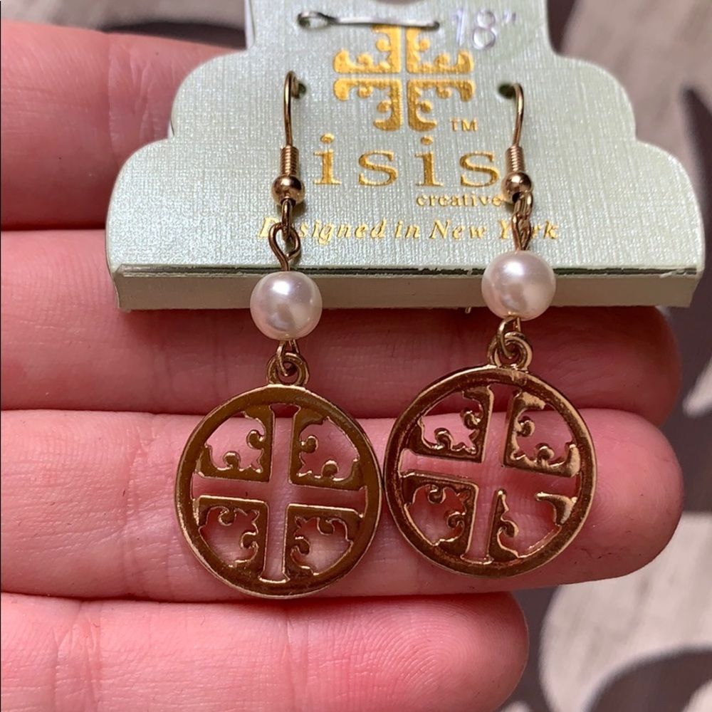 Hanging earrings